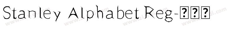 Stanley Alphabet Reg字体转换
